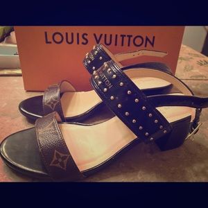 Monogram Sandals size 10